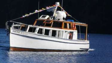 La lancha Huemul II navega el lago Nahuel Huapi desde la década del '30. Foto: Gentileza 