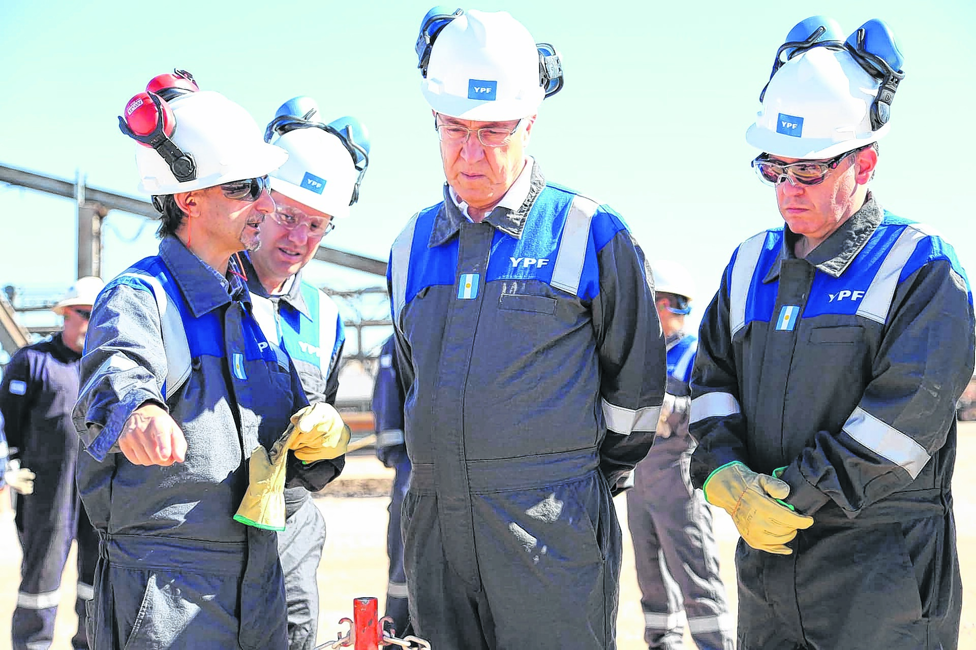 Nielsen visitó en varias oportunidades Vaca Muerta. Es el principal activo que tiene la petrolera nacional y donde enfoca sus esfuerzos. 