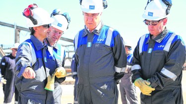 Nielsen visitó en varias oportunidades Vaca Muerta. Es el principal activo que tiene la petrolera nacional y donde enfoca sus esfuerzos. 