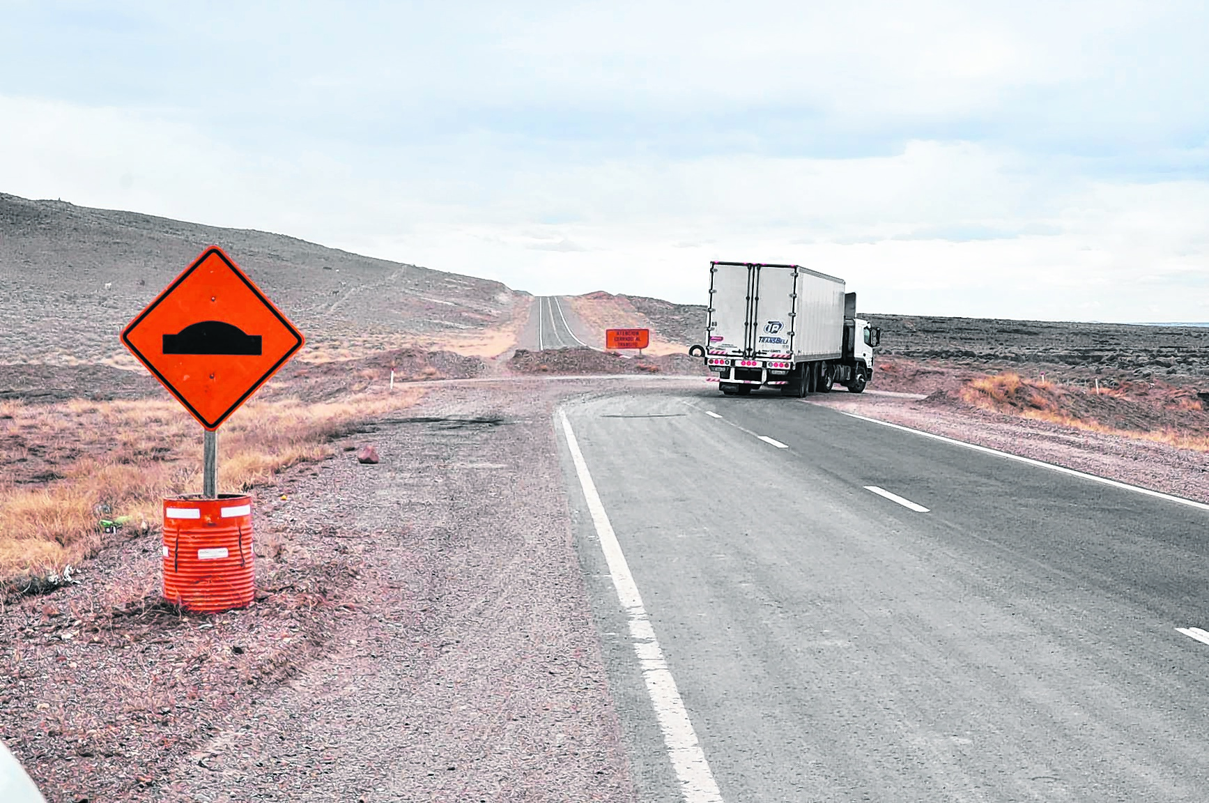 A la ruta nacional 23 le faltan 95 kilómetros de asfalto. Foto: José Mellado