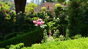 Los jardines de la Alhambra, una parte de la herencia árabe en España.