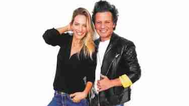 Luisana y Darío Lopilato buscan el humor para seguir conectados con el teatro.