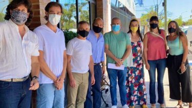 Macchiavelli se reunió con referentes del PRO en Neuquén para avanzar sobre las precandidaturas. 