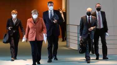 Alemania reforzó el confinamiento parcial hasta el 31 de enero.