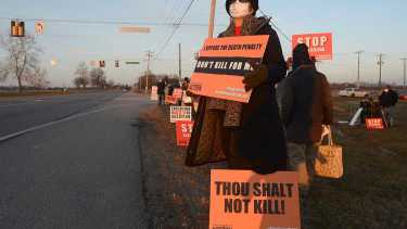 Hubo protestas para intentar frenar la ejecución. Foto: AP