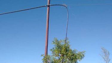 El robo de cables se acentuó en los últimos meses. 