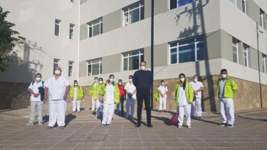 En noviembre ya había llegado un equipo a Zapala, durante el primer pico de la pandemia. Foto: archivo.