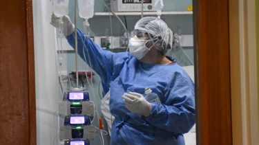 El porcentaje de camas UTI es del 97 por ciento.  Foto: Florencia Salto