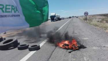 Rurales levantaron el corte sobre la ruta 22 en Chichinales