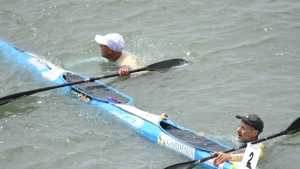 Regata del río Negro: así fue la accidentada largada de los hermanos Caffa