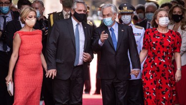 Según Fernández, la situación de Venezuela no estuvo entre los temas tratados en su reunión con Piñera.