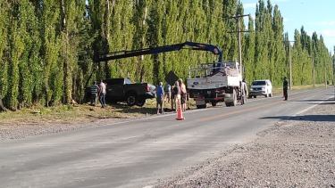 Un muerto en un accidente en una calle rural en Chichinales