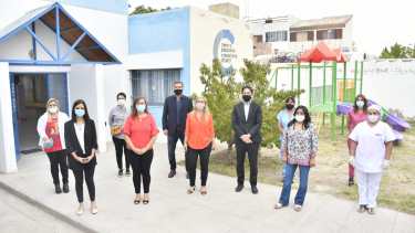 El CECI Agua Clara del barrio 250 Viviendas fue el primer lugar que visitó el Ministro