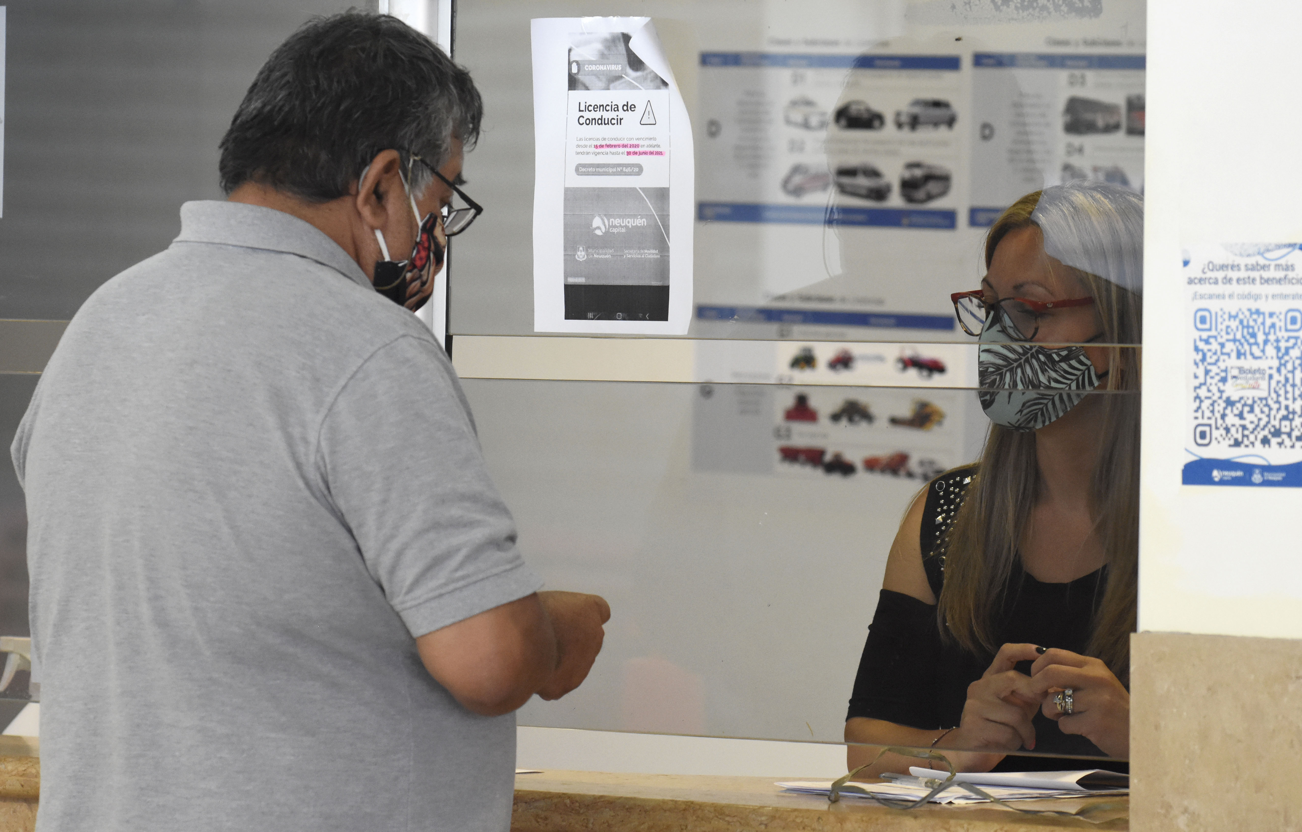 La renovación de las licencias de conducir continuará virtual en Neuquén. (foto Florencia Salto)