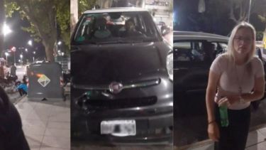 La secuencia posterior al accidente quedó grabada por una mujer, que vio el accidente.-