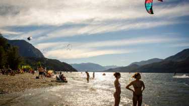 San Martín mantiene un buen nivel de ocupación turística pese a la situación sanitaria. (Foto: Patricio Rodríguez)