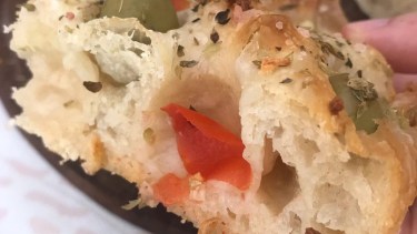 Focaccia con masa madre