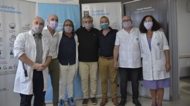 El presidente se aplicó la primera dosis, tras la autorización de Anmat. Foto: Presidencia de la Nación.-