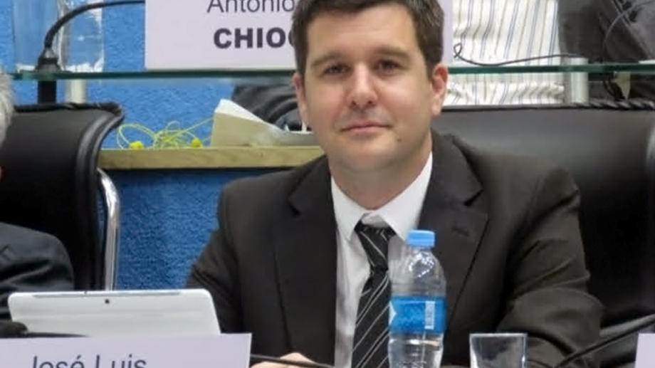 El legislador del FdT, José Luis Berros