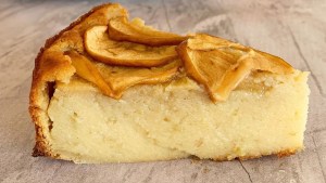 Fácil: torta húmeda de manzanas hecha en licuadora