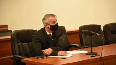 Piedrabuena, en la audiencia de formulación de cargos. (Archivo/Flor Salto)