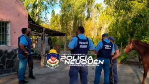 Robaron caballos que custodiaba la policía en Chos Malal y huyeron al galope
