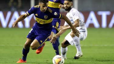 Entre varios temas, Salvio habló del partido que significó la eliminación de la Copa Libertadores. 