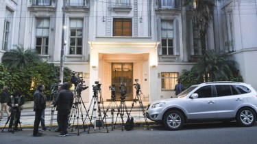 El sanatorio Otamendi, donde esta mañana operaron a la vicepresidenta.  