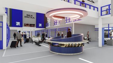 La obra contempla oficinas de informes y turismo, de soporte municipal y la intervención en las fachadas. Gentileza municipio de Roca.
