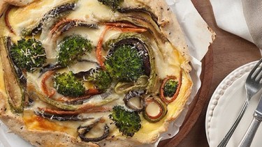 Mirá que fácil es hacer esta tarta de vegetales
