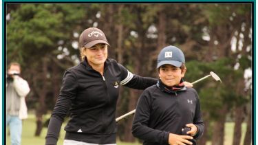 Cabanillas compartió el torneo junto a su hermano menor que también juega y ofició de caddie. (Foto: Gentileza Sandra Azar)