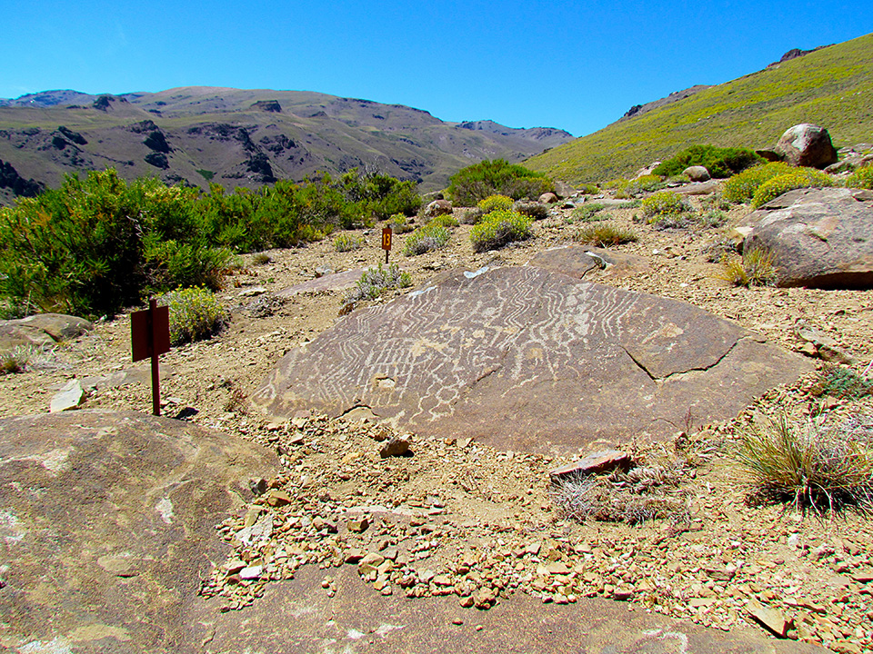 El parque arqueológico Colomichicó es el área arqueológica más importante de Neuquén. Foto: Neuquén Tur.