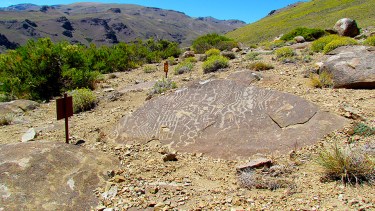 El parque arqueológico Colomichicó es el área arqueológica más importante de Neuquén. Foto: Neuquén Tur.