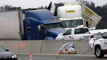 Todavía no estaba clara la cifra de heridos por la magnitud del accidente. 