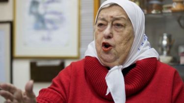 Hebe de Bonafini, de Madres de Plaza de Mayo. 