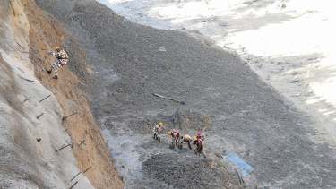 Muertos y desaparecidas en el norte de India tras rotura de un glaciar del Himalaya. Foto: gentileza AFP 
