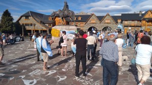 Manifestación contra el gobierno en Bariloche