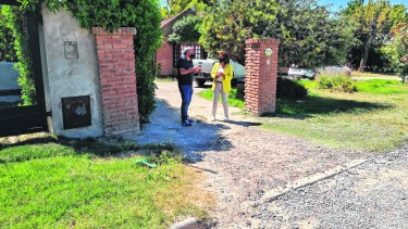 Carreras y Aguiar saliendo de la reunión no informada. Foto: gentileza.