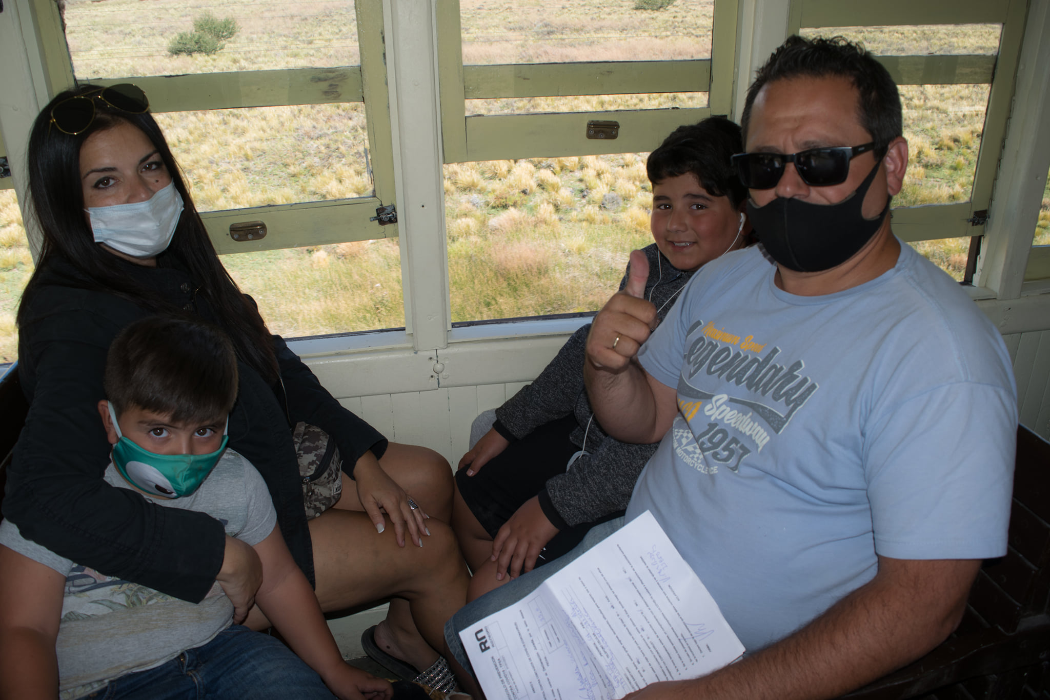 En esta temporada muchas familias eligen al tren a vapor para vivir una experiencia única. Foto: Alejandra Díaz.