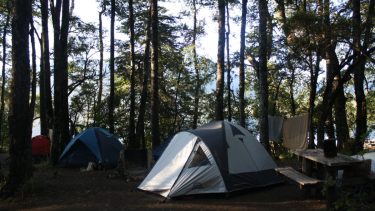 El camping Nonthue es uno de los más elegidos. FOoto: archivo. 