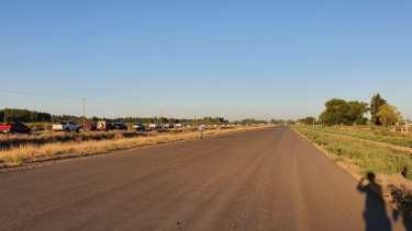 Comienza el embotellamiento en la zona de Arroyito. Foto: Gentileza