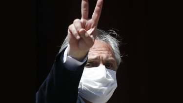 El presidente Alberto Fernández. 