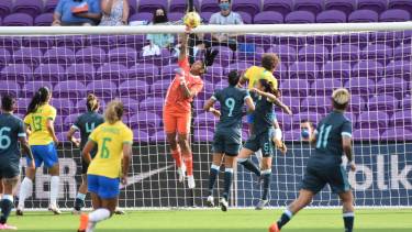 Brasil goleó a Argentina en la ''She Believes Cup''.
