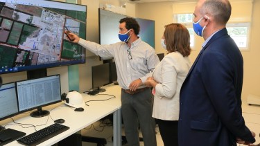 El Centro Operativo EFO permitirá monitorear los yacimientos de YPF de Río Negro y parte de Neuquén.