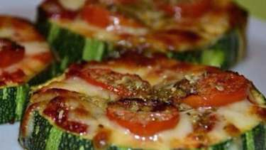 Mini pizzas de calabacín