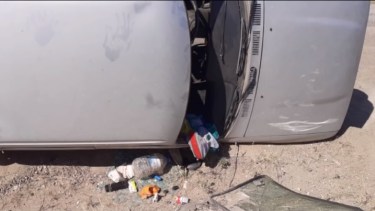 La camioneta fue encontrada a 25 kilómetros de Patagones. 