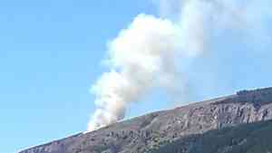 Incendio forestal en El Bolsón: la temperatura y las ráfagas activaron puntos calientes