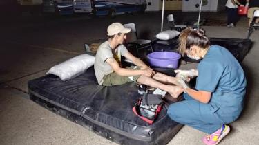 Quemaduras y esguinces de tobillos son las consultas más frecuentes de los brigadistas. Foto: gentileza
