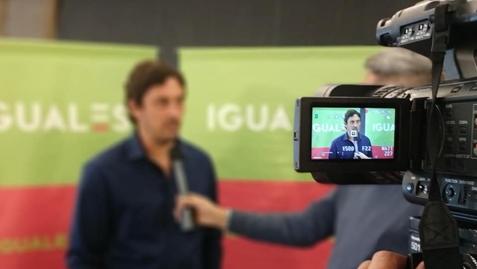 Gastón Contardi fue candidato por el partido Iguales en las últimas elecciones. (Prensa Iguales)
