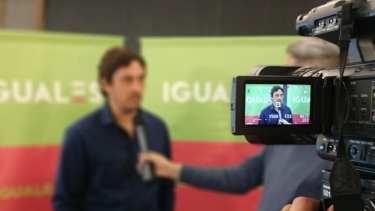 Gastón Contardi fue candidato por el partido Iguales en las últimas elecciones. (Prensa Iguales)